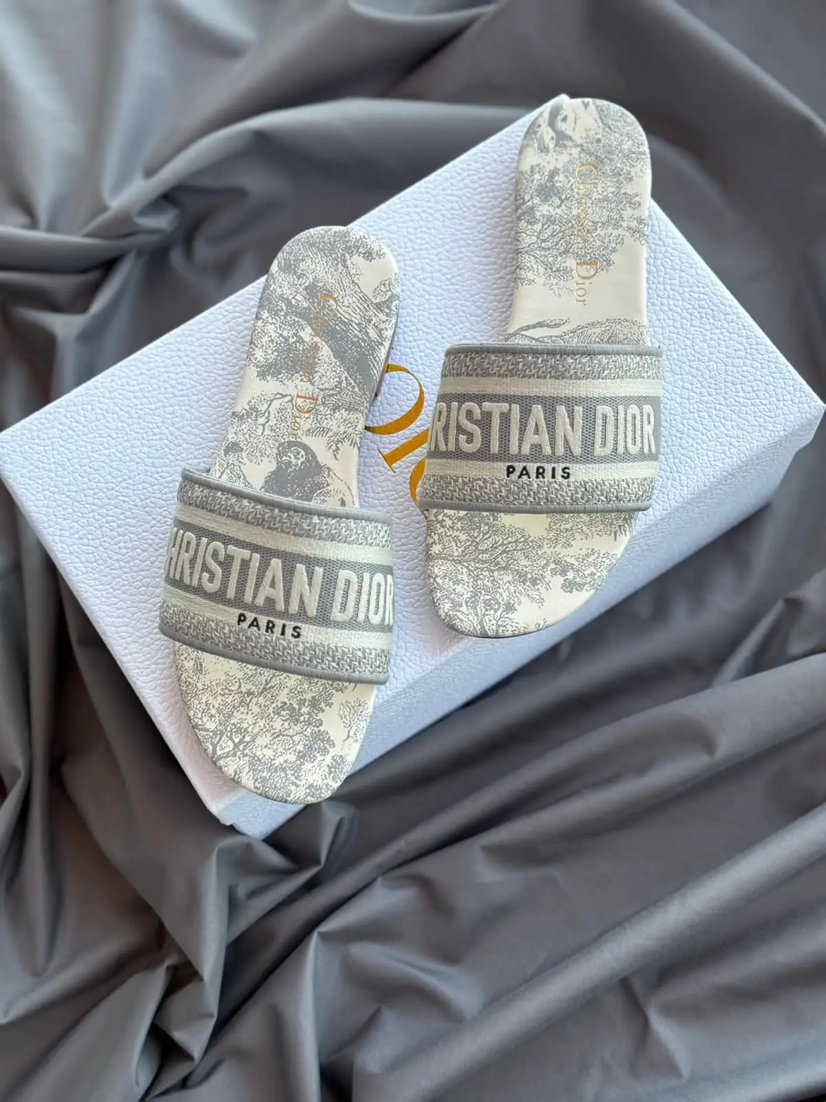 CHRISTIAN DIOR Dway Oblique Slides CHRISTIAN DIOR Dway Oblique Slides