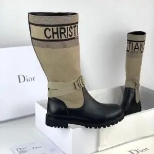 Christian Dior D-Major Leather Boots