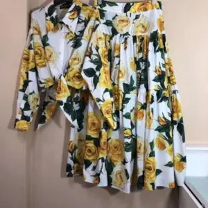 D&G Floral Print Mini Dress