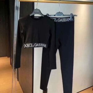 DOLCE & GABBANA Crop Top Tracksuit
