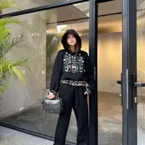 DIOR Flower Collar Top