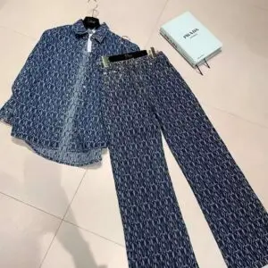 DIOR Givenchy Logo-Jacquard Jeans