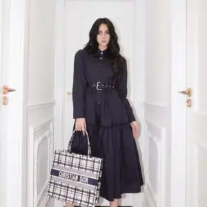 DIOR Long Belted Wool Coat