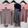 DIOR Striped Knit Pullover