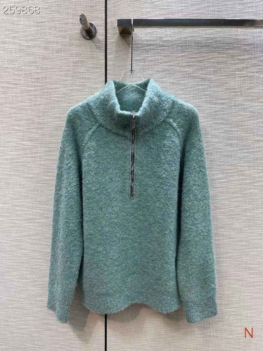 DIOR Quarter-Zip Luxury Sweater DIOR Quarter-Zip Luxury Sweater