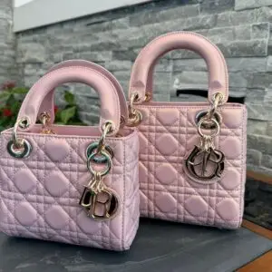 DIOR Lady Mini Patent Leather Bag