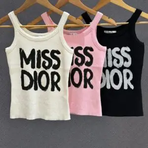 DIOR Logo Printed Tank Top