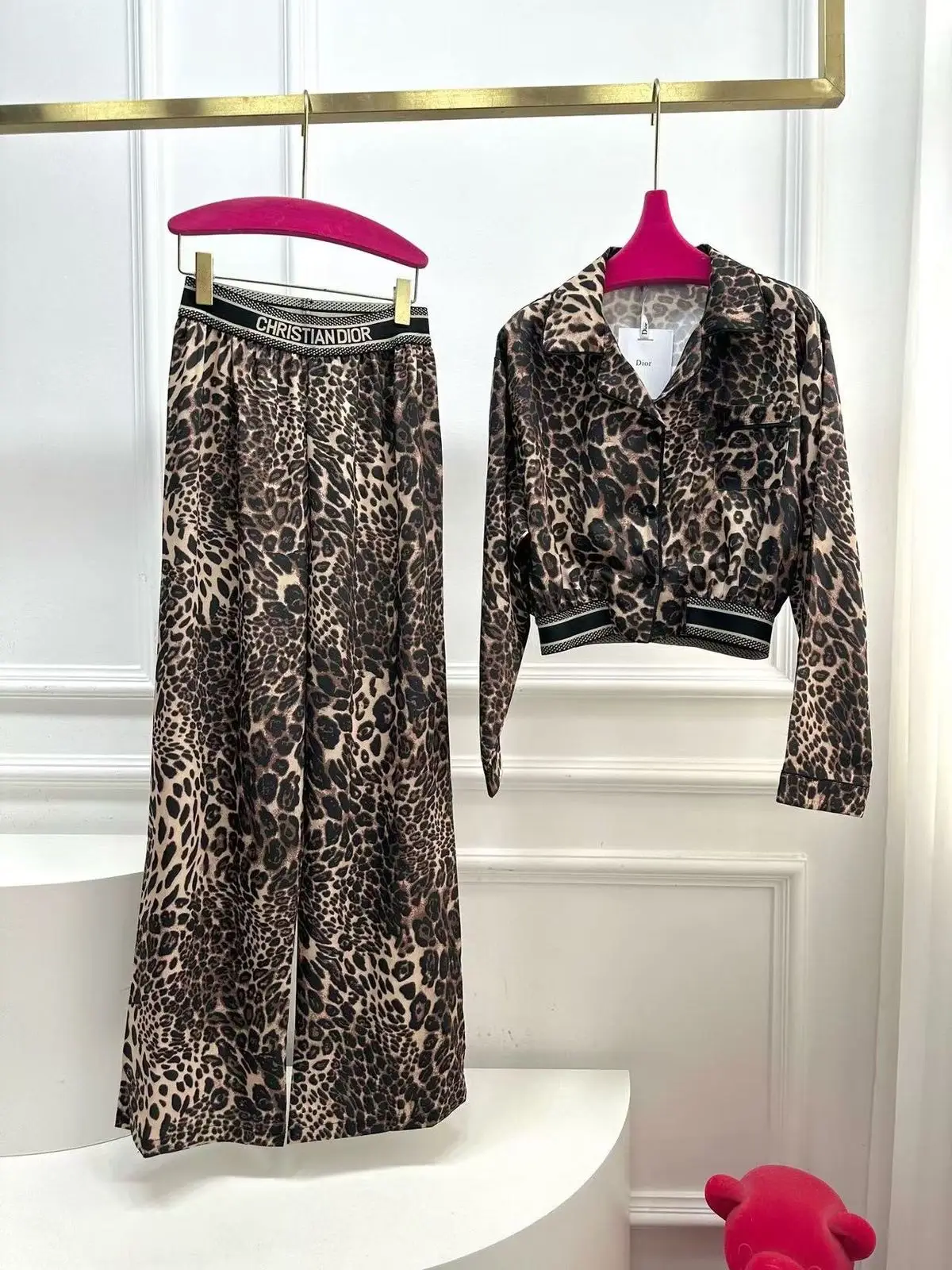 DIOR Leopard Print Suit DIOR Leopard Print Suit