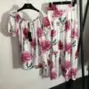 DIOR Floral Print Skirt Set