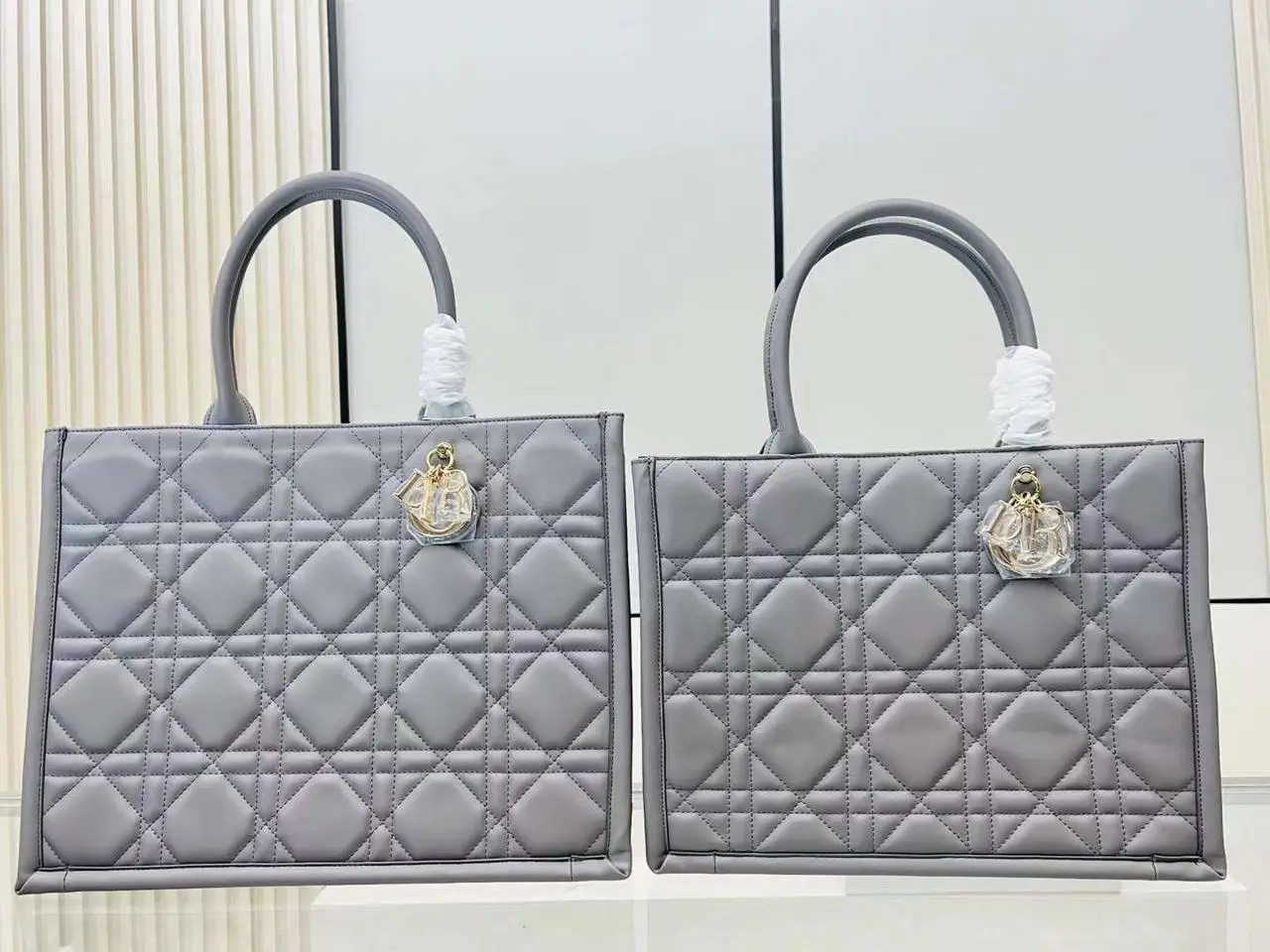 Dior Lady Medium Bag in Gray Pearl Dior Lady Medium Bag in Gray Pearl
