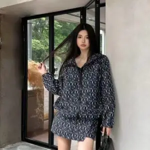 DIOR D-Angy Track Denim Slim Fit Hoodie