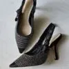 DIOR Accents Slingback Pumps