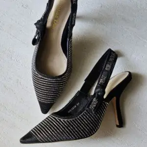 DIOR Accents Slingback Pumps