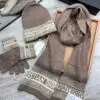 DIOR Hat & Scarf Set