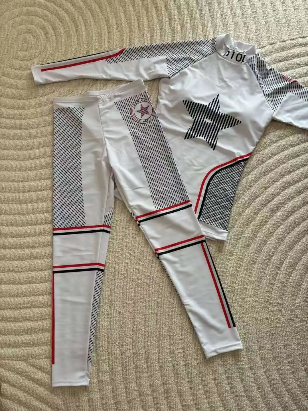 DIOR Leggings & Full Sleeve T-Shirt Set DIOR Leggings & Full Sleeve T-Shirt Set