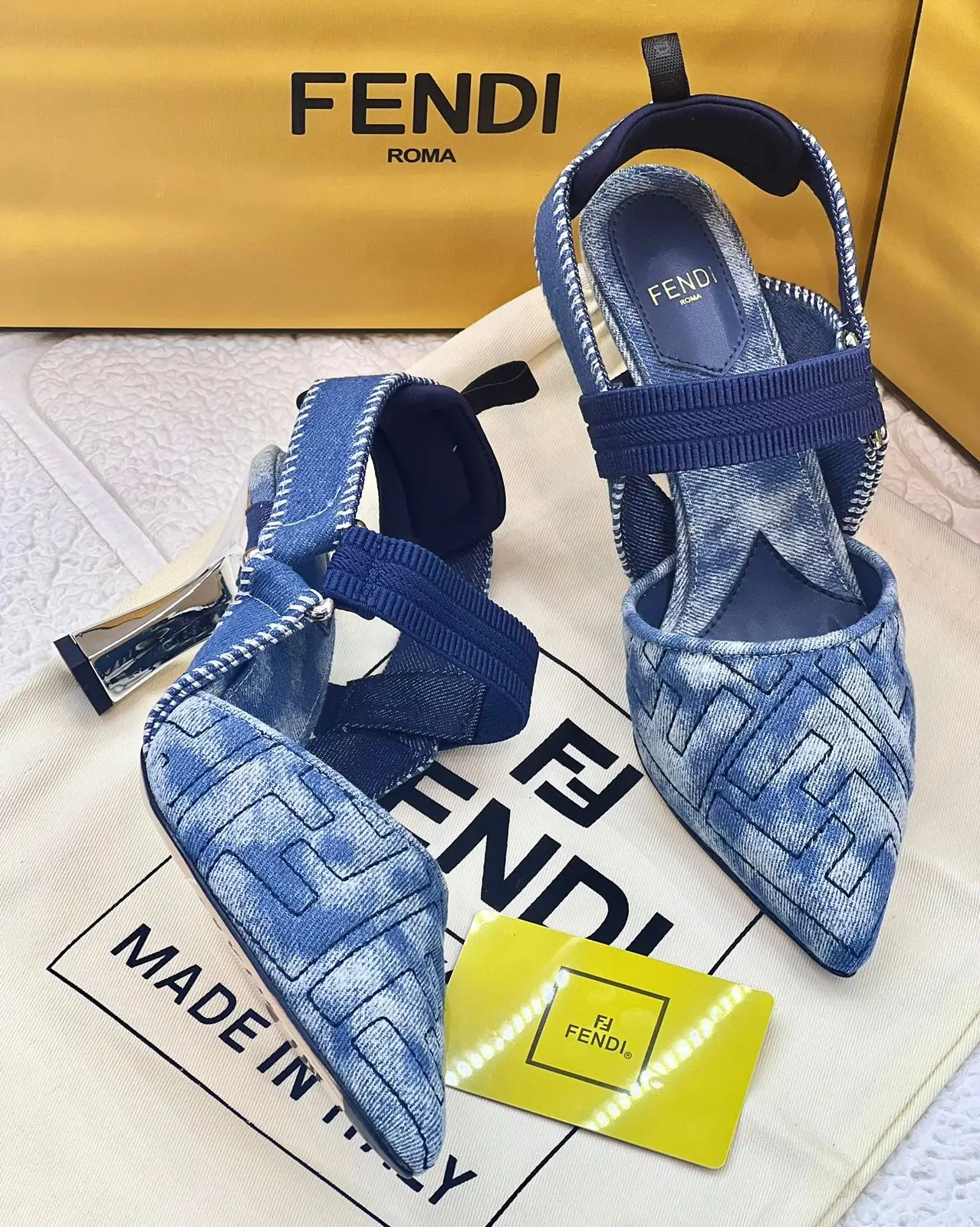 FENDI Toe Slingback Pump FENDI Toe Slingback Pump