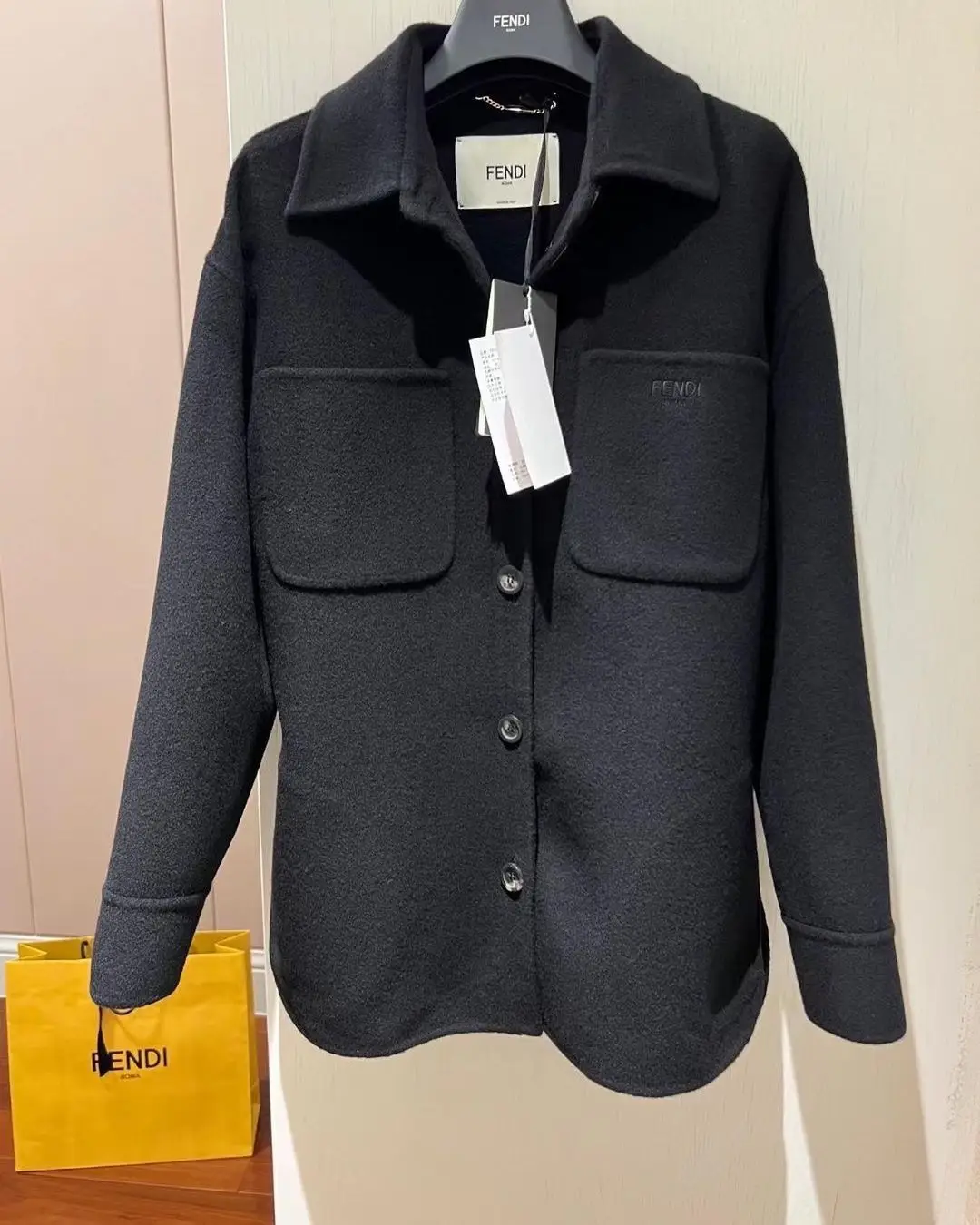 FENDI Wool Blend Jacket FENDI Wool Blend Jacket