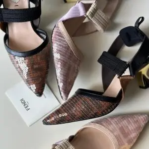 FENDI Suuce Suede Platform Shoes