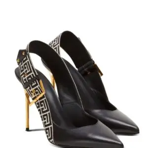 FENDI Monogram Slingback Pumps