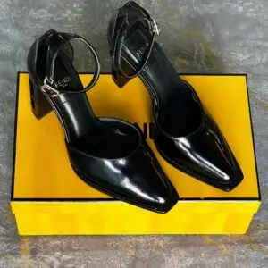 FENDI x Massimo Dutti Inspired Leather Stiletto Heels