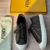 FENDI Domino Leather Sneakers