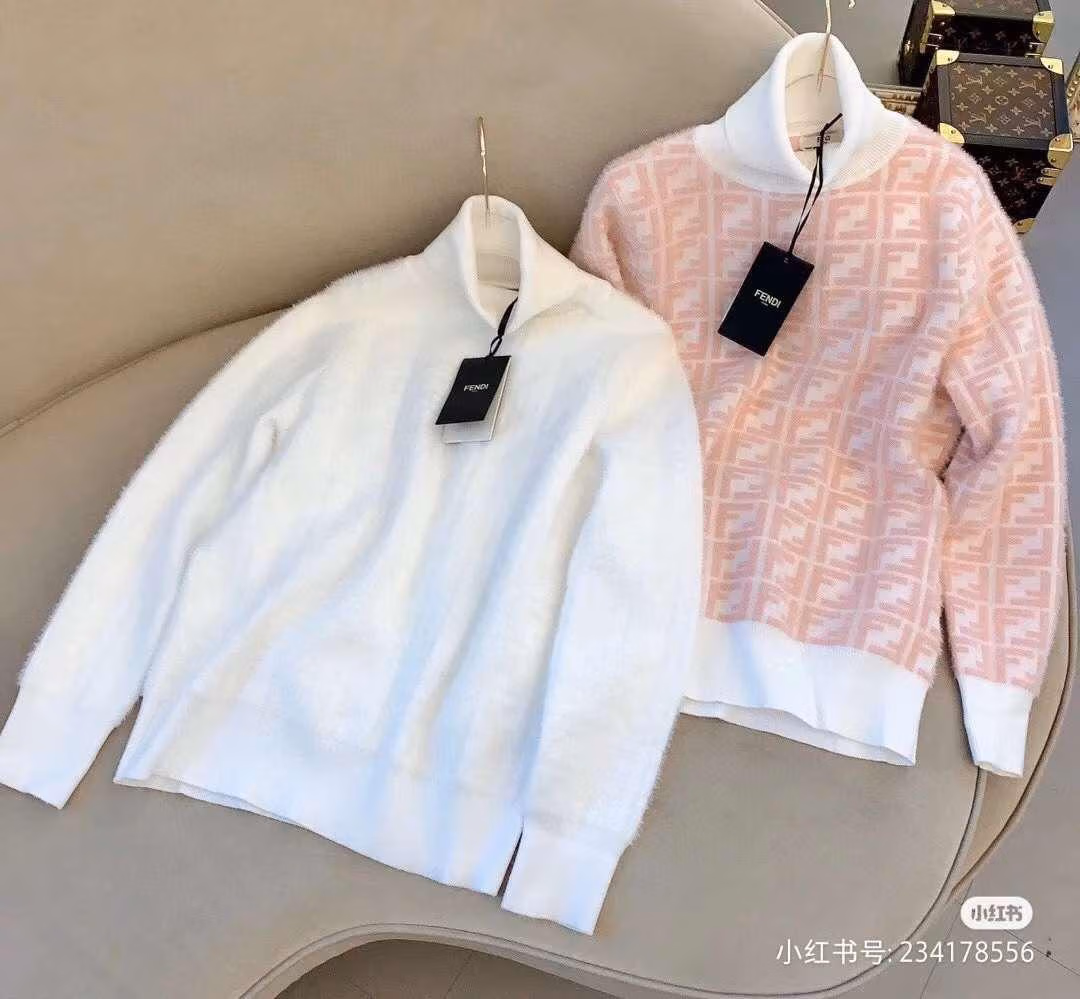 FENDI Zip Sweater Top FENDI Zip Sweater Top