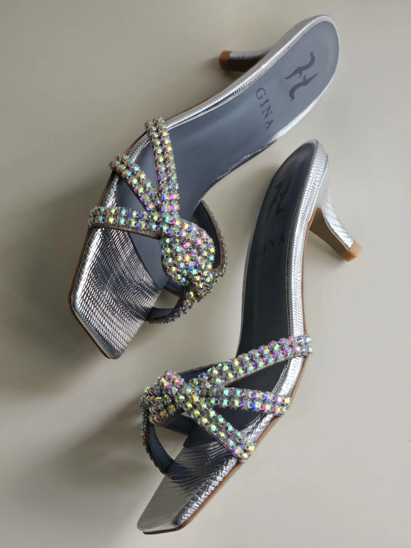 GINA Pencil Heel Sandals GINA Pencil Heel Sandals