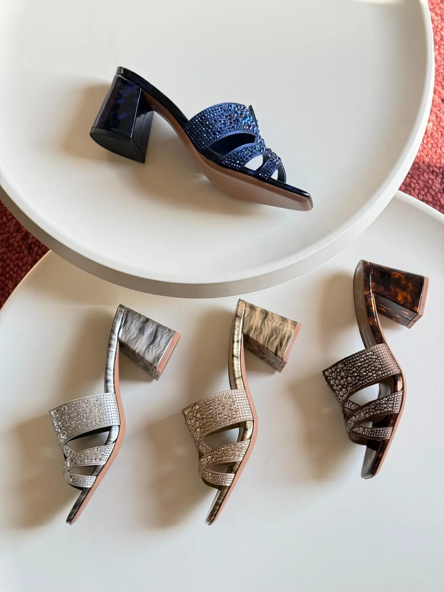 GINA Embellished Bronze Vora Heels GINA Embellished Bronze Vora Heels