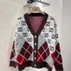 GUCCI Jacquard Interlocking G Cardigan
