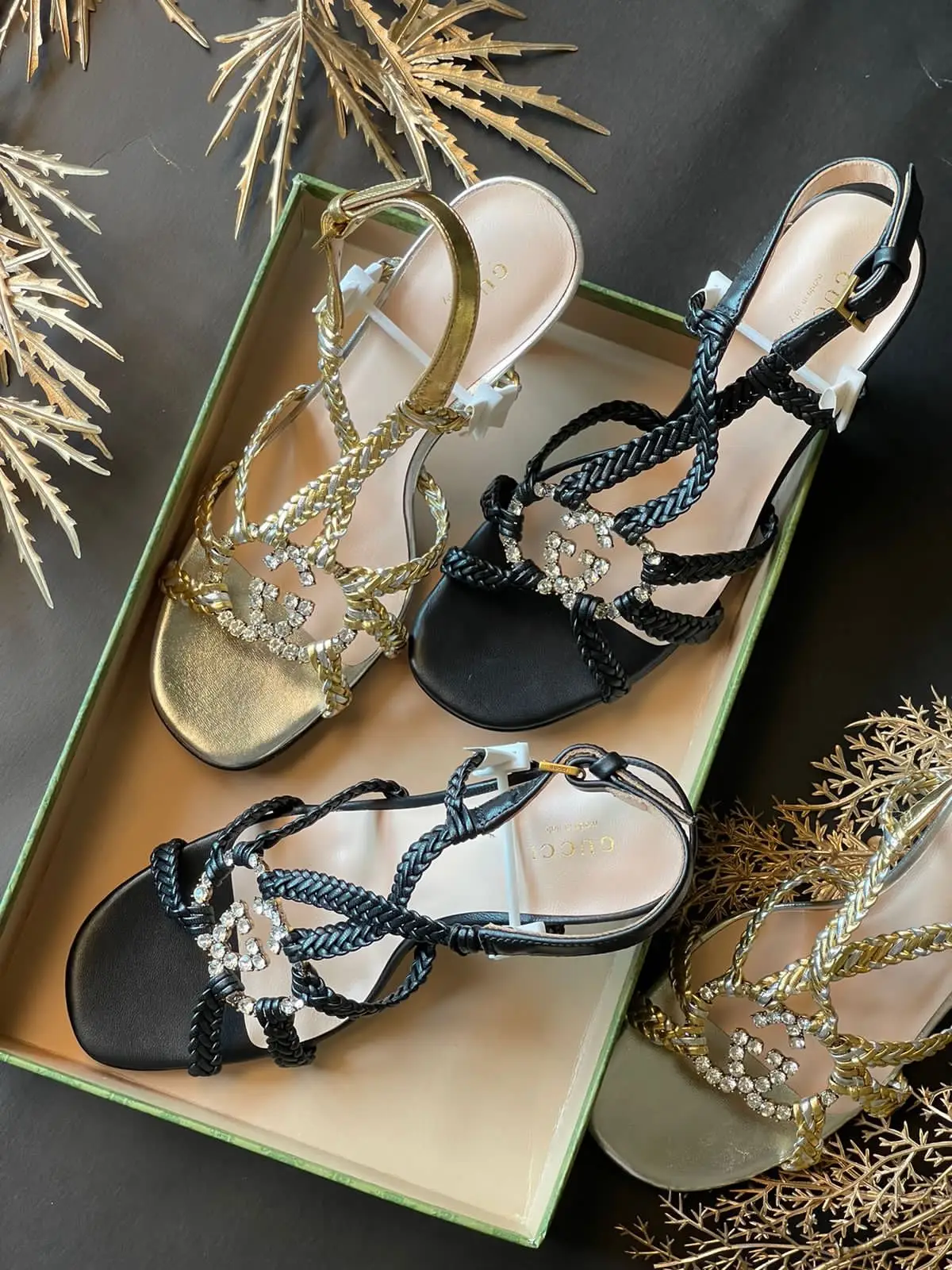 GUCCI x Rene Caovilla Glitter Heels GUCCI x Rene Caovilla Glitter Heels