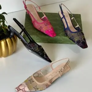 GUCCI GG Slingback Pumps