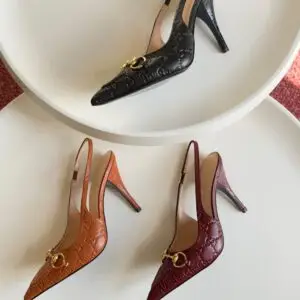 GUCCI Horsebit Slingback Pump