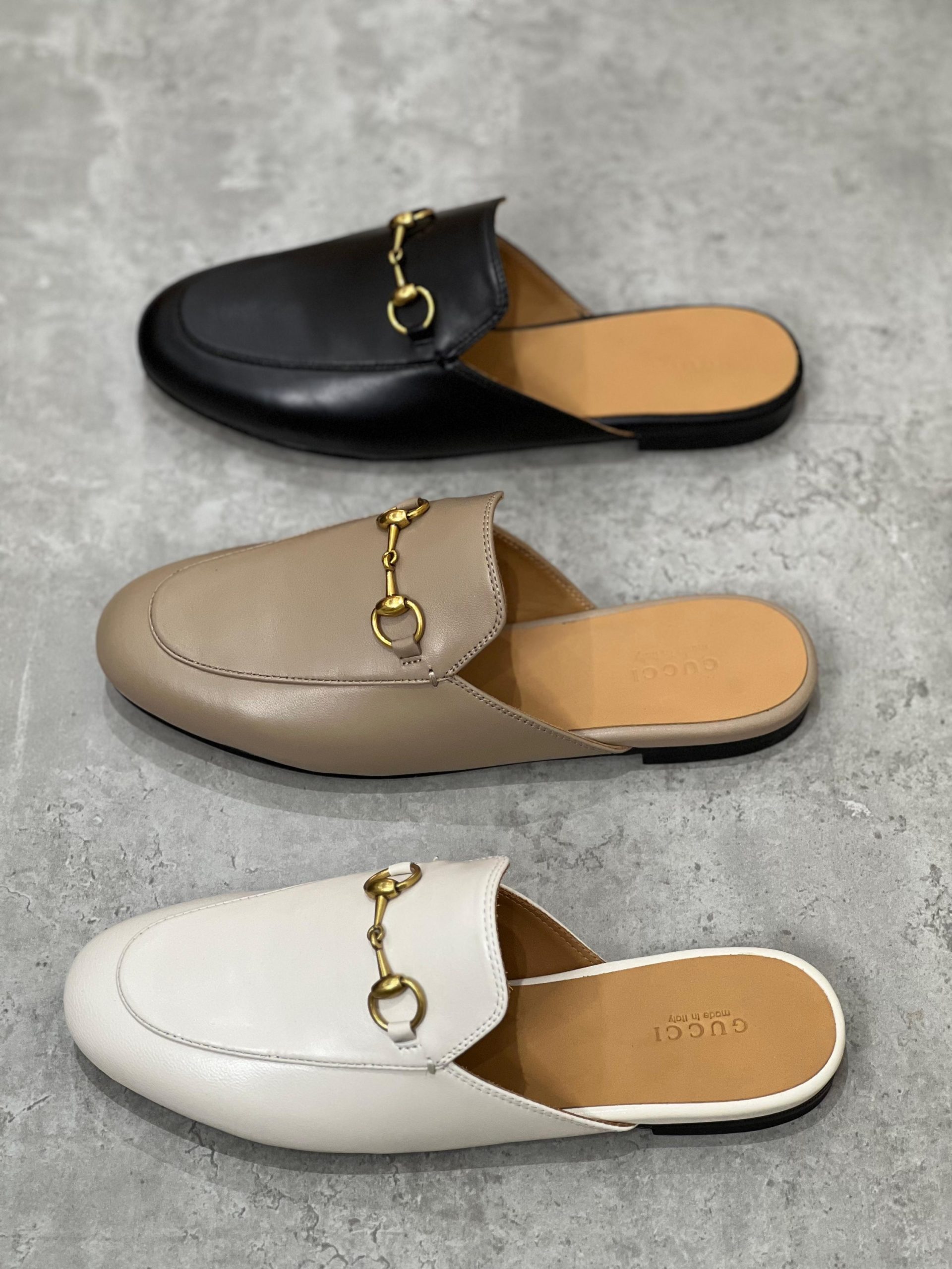 GUCCI Princetown Leather Mules GUCCI Princetown Leather Mules