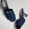 GUCCI Crystal Denim Mules
