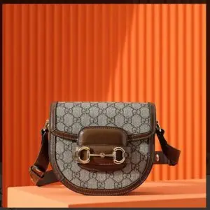 GUCCI Horsebit Shoulder Bag