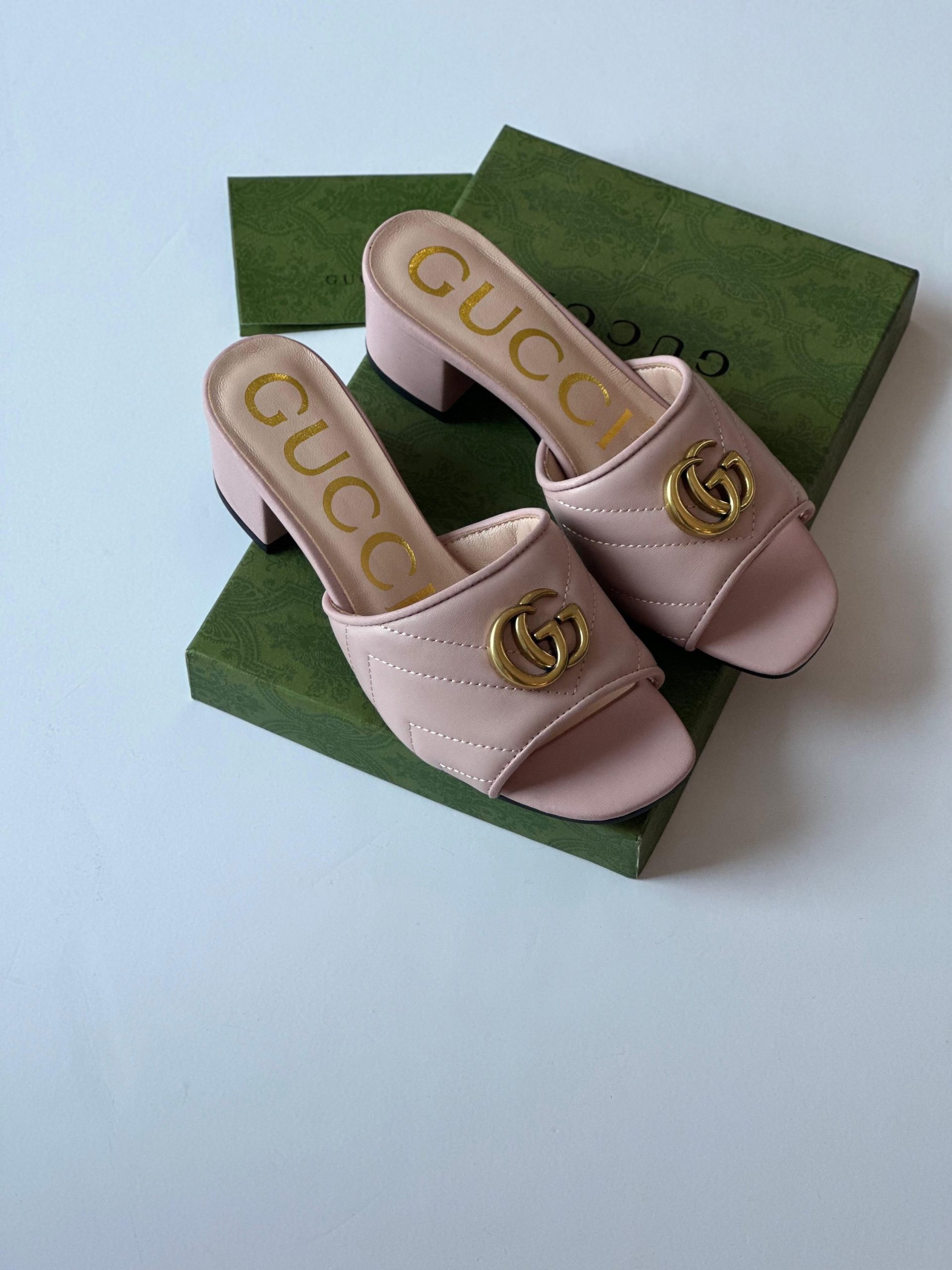 Gucci GG Matelassé Slide Sandal Gucci GG Matelassé Slide Sandal