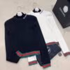 GUCCI Embroidered Logo Web Strap Pullover