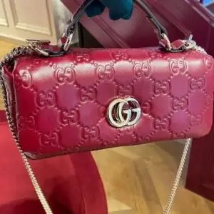 GUCCI Leather Shoulder Bag