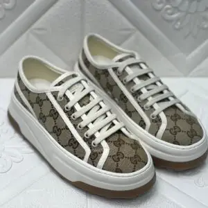 GUCCI Tennis Canvas Sneakers