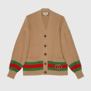 GUCCI CRUISE Camel Cashmere Wool Sweater