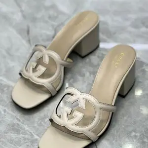 GUCCI Heeled Slide Sandals