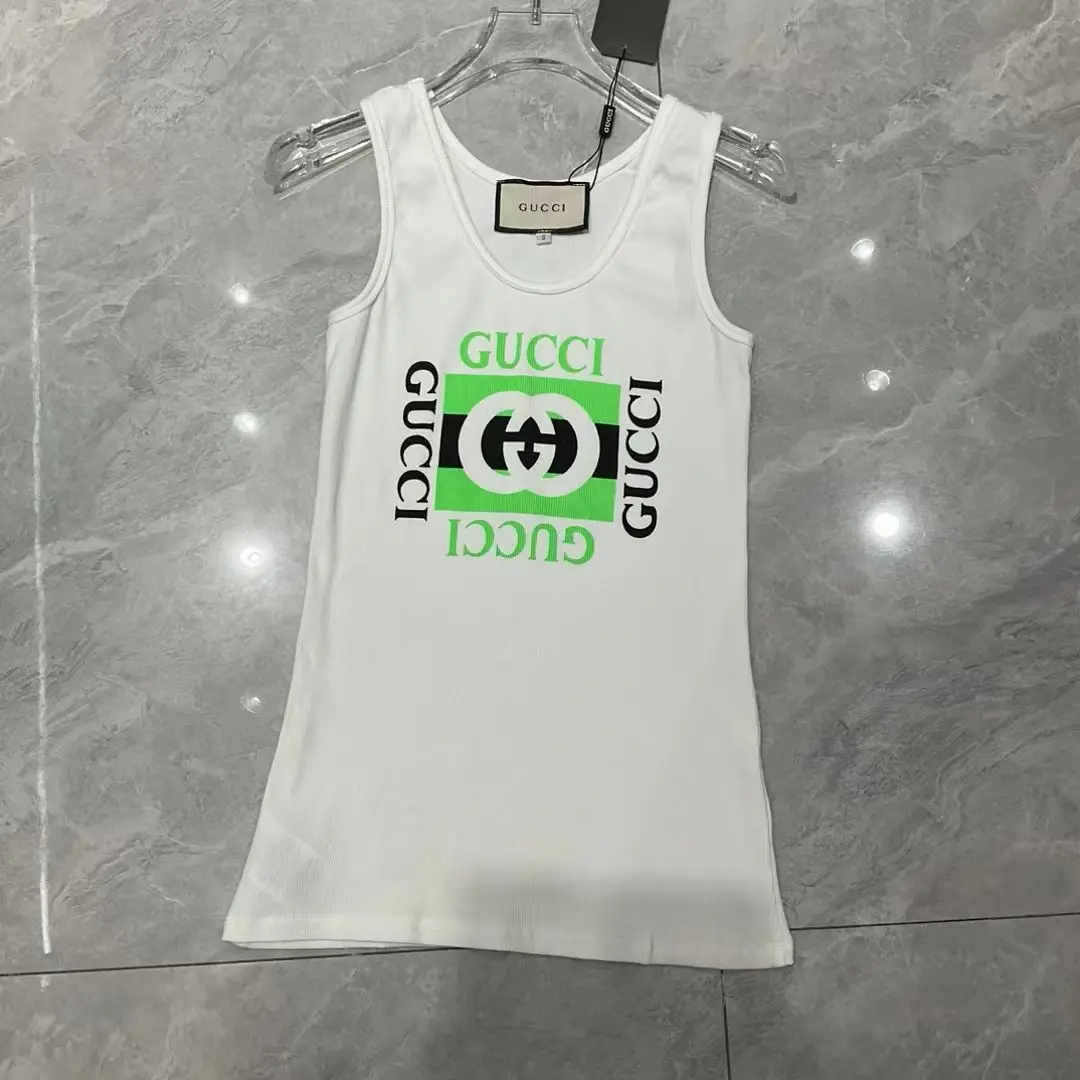 GUCCI Rib Cotton Tank Top GUCCI Rib Cotton Tank Top