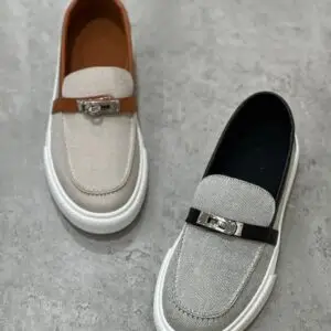HERMES Lock Trainers slipper