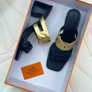 HERMES Iconic Leather Sandals