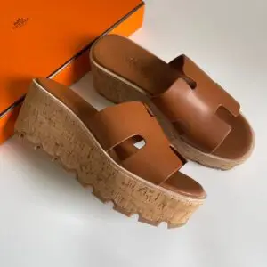 HERMES Leather Sandals