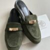 HERMES Capri Open Back Loafer