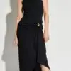 Loewe Pebble Draped Cotton Dress