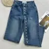 L OE WE Leg Buttons Detail Jeans