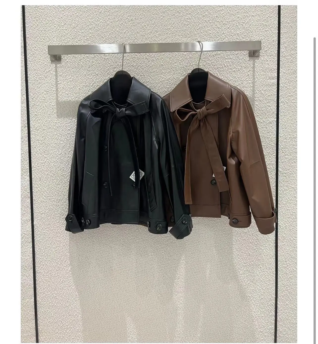 L OE WE Double Breasted Coat L OE WE Double Breasted Coat