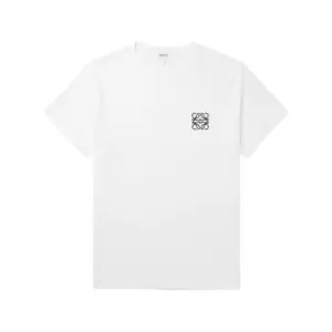 LOEWE Anagram embroidered cotton T-shirt